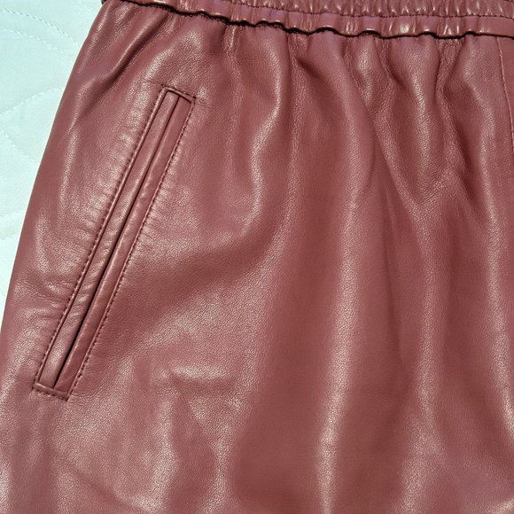 Soft Goat Leather Skirt w/Pockets, COSTER COPENHAGEN Denmark Euro Sz 36; US 6 - Picture 3 of 7